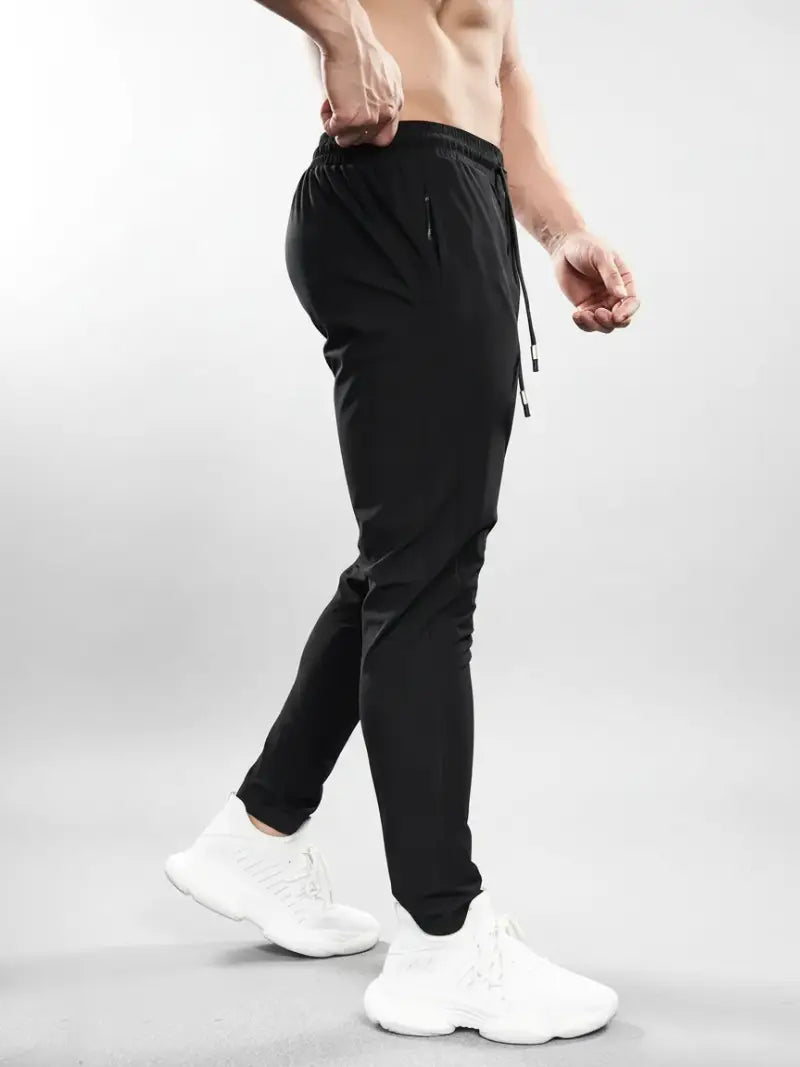 Men’s Premium Black Trouser | Italian Spandex, High Stretch