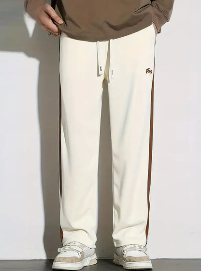 Men's Trendy Contrast Color Stripe Trousers