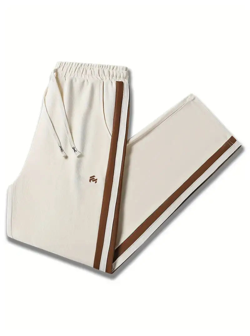 Men's Trendy Contrast Color Stripe Trousers