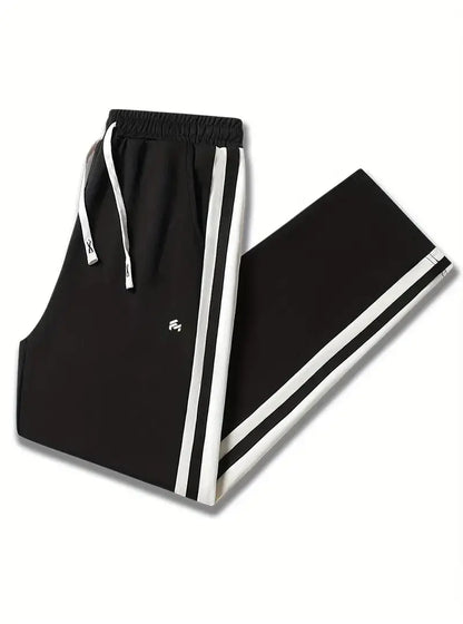 Men's Trendy Contrast Color Stripe Trousers