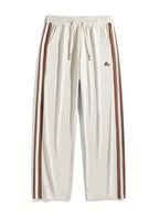 Men's Trendy Contrast Color Stripe Trousers