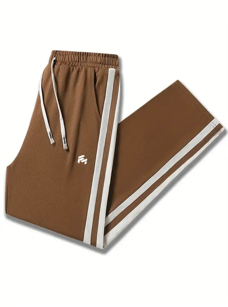 Men's Trendy Contrast Color Stripe Trousers