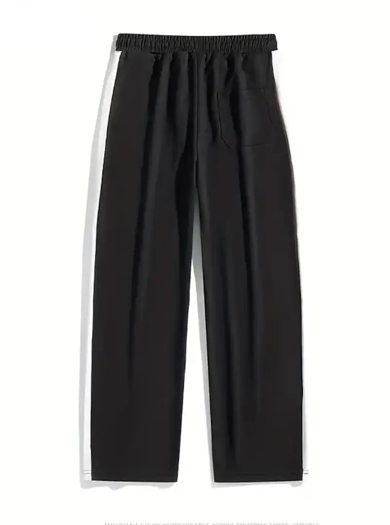 Men's Trendy Contrast Color Stripe Trousers