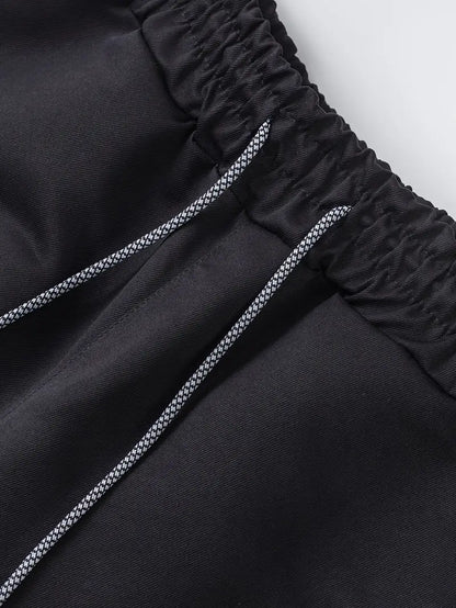 Men's Black Premium Cargo Trouser | All-Season Comfort