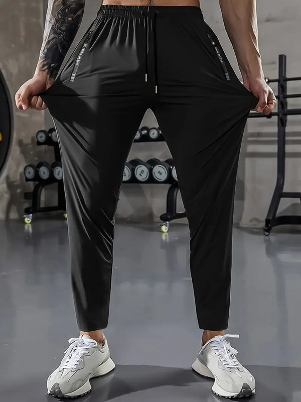 High Stretch Premium Italian Spandex Black Trouser