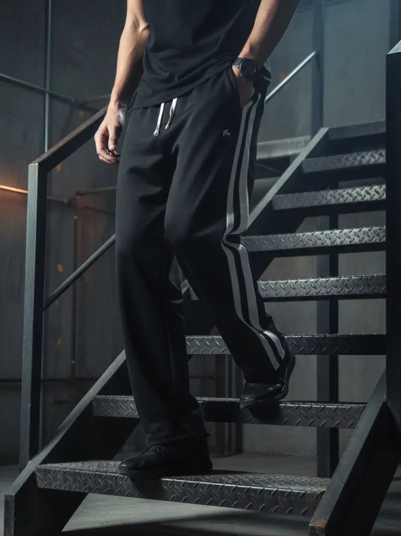 Trendy Contrast Color Stripe Trousers (PACK OF 3)