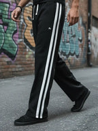 Trendy Contrast Color Stripe Trousers (PACK OF 3)