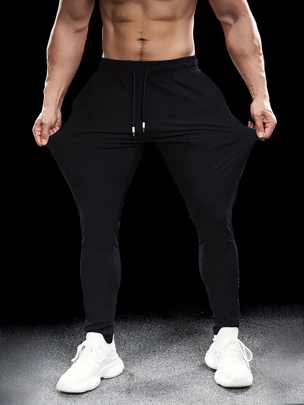 Men’s Premium Black Trouser | Italian Spandex, High Stretch