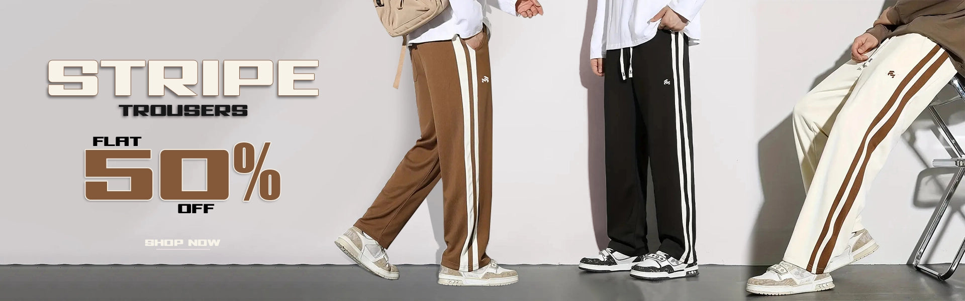 stripe Trousers sale live at fashion movement pk