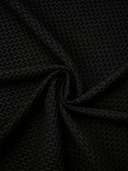 Men's Ice Silky Cooling Crew Neck T-Shirt – Breathable, Lightweight & Moisture-Wicking (Black)